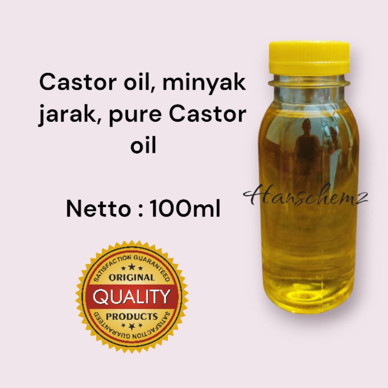 Castor oil/minyak jarak/pure Castor oil @100ml