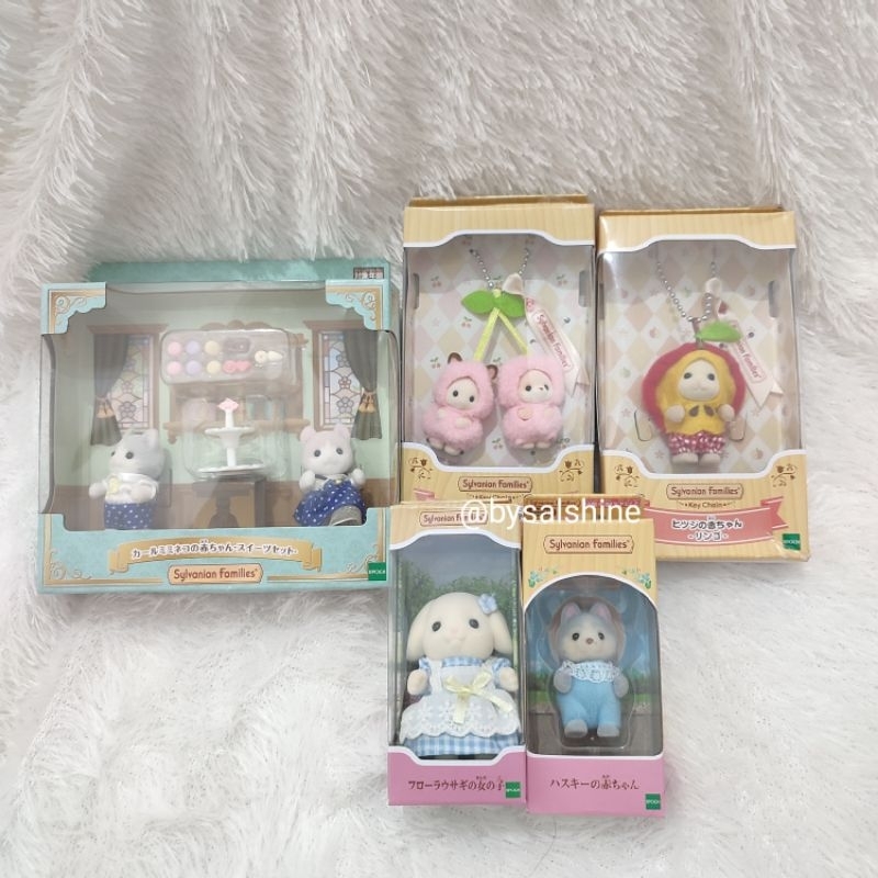 [READY STOCK/INSTAN] Sylvanian Families Mimineko Curly Sweet Ear / Flora Rabbit Baby / Flora Rabbit 