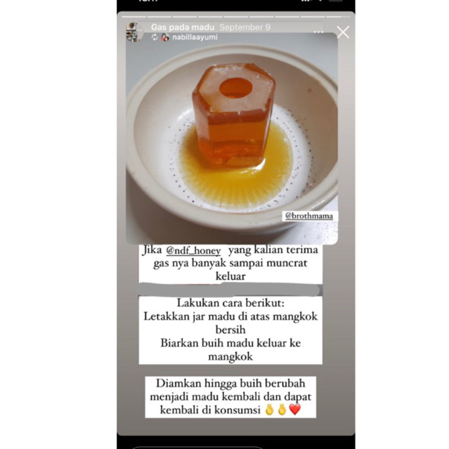 

QH NDF HONEY by Broth Mama , Madu Penambah Nafsu Makan