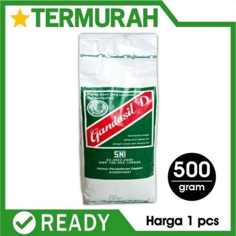Pupuk Daun Gandasil D untuk menyuburkan daun, 500grm