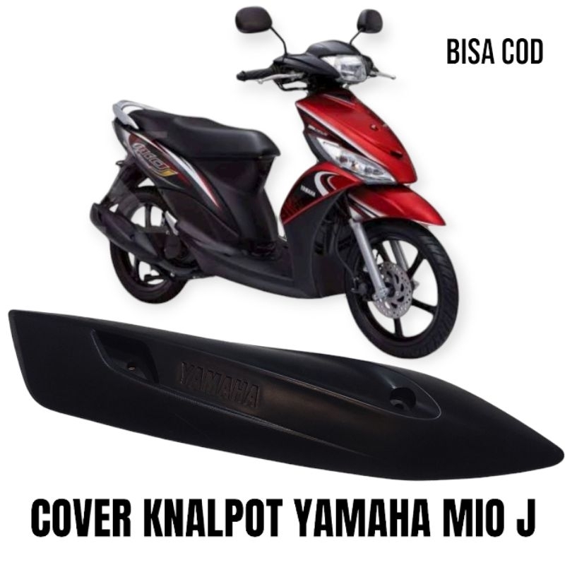 Cover Knalpot Yamaha Mio J Model Seperti Original/Pelindung Knalpot Mio J