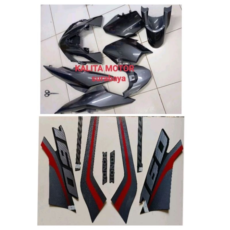 cover body halus vario 160cc 1set