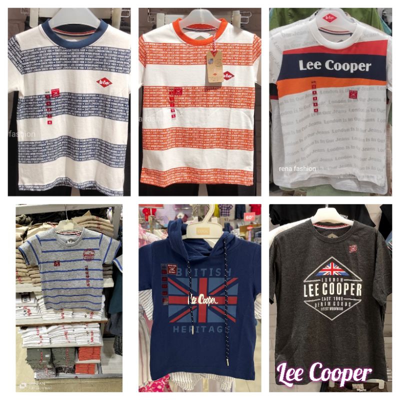 Lee Cooper  - Kaos baby & kids laki-laki 1 - 14 Tahun