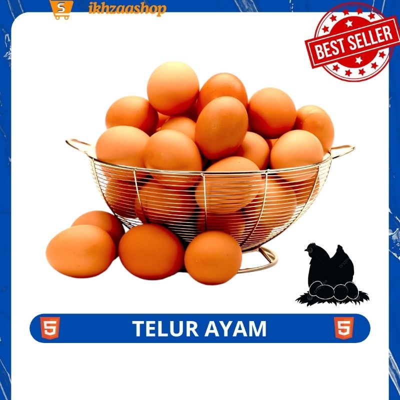 

Telur Ayam Negri Segar Bersih Murah Satuan