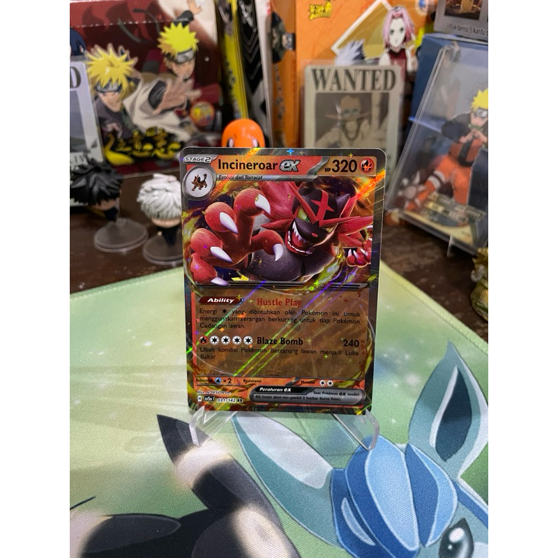 Incineroar EX RR, 031/142. Pokemon TCG Indonesia