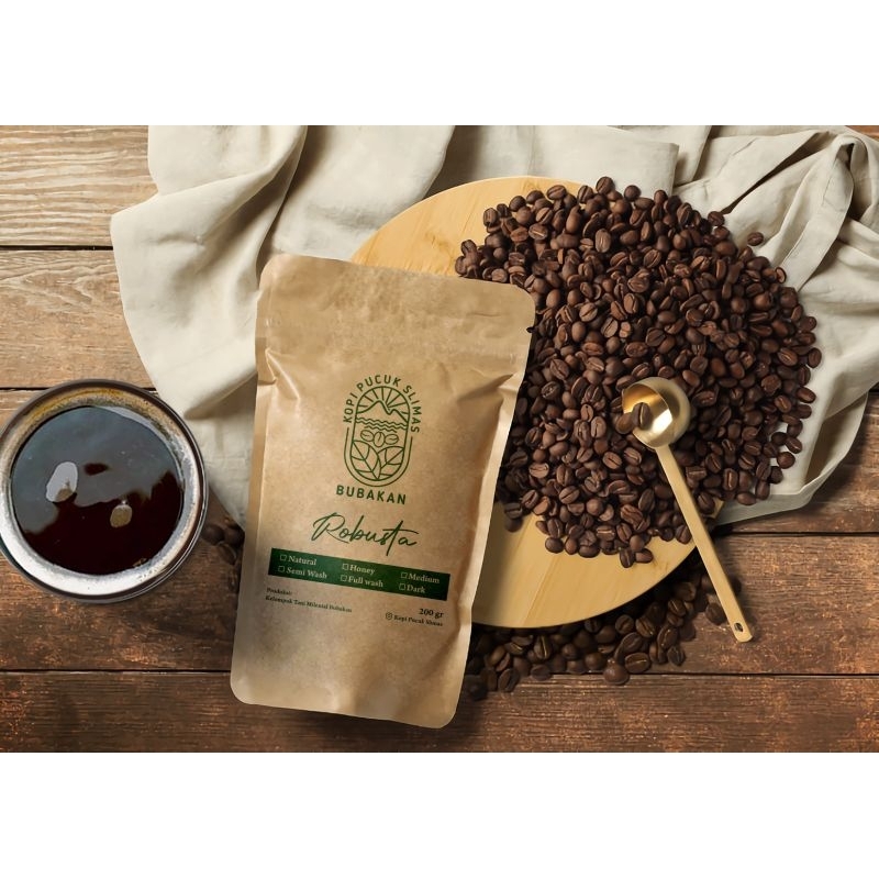 

Kopi pucuk slimas robusta 100 gram