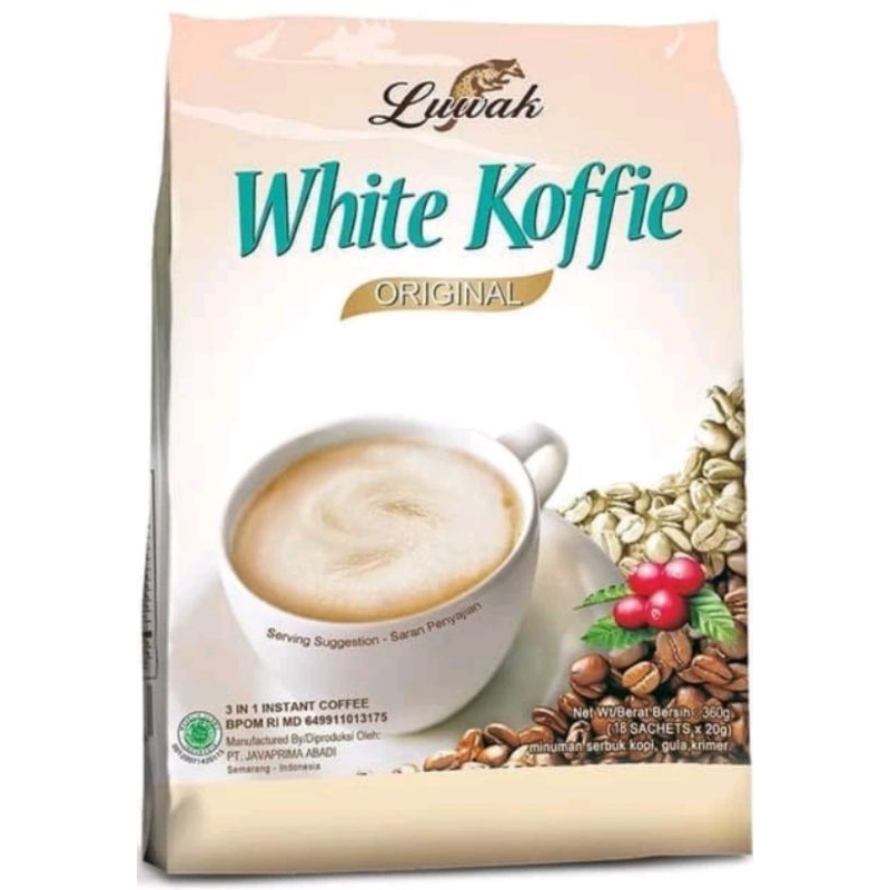 

Luwak White Koffie Original 18’S x 20 Gr