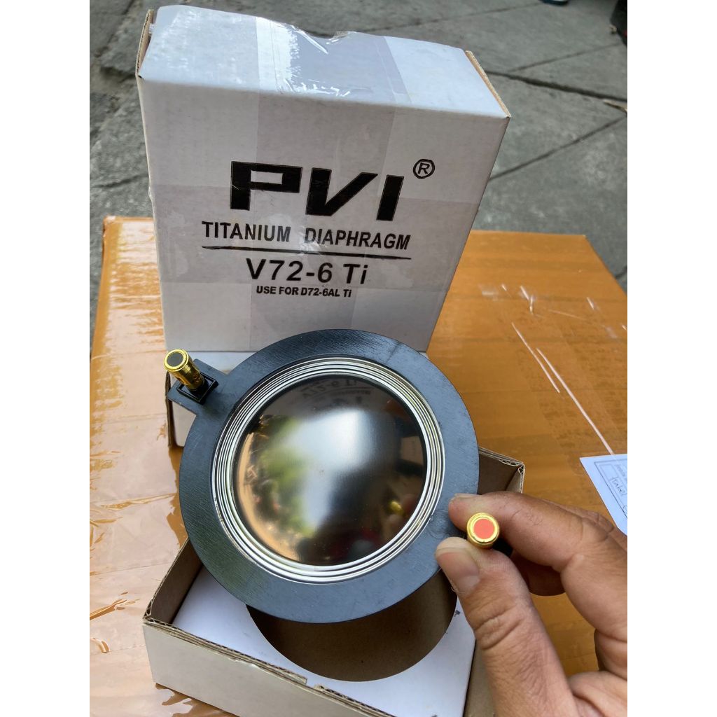 Spool Driver Tweeter Pvi D72-6 D72-1 VC 2,85 inchi Original