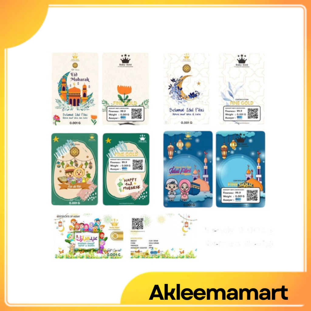 Emas Mini Baby Gold 0,001gr | 24 karat