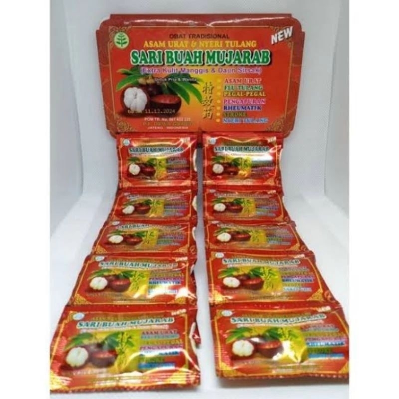 

Kapsul Sari Buah Mujarab Original 40 Kapsul | Sari Buah Mujarab Kulit Manggis Dan Daun Sirsak