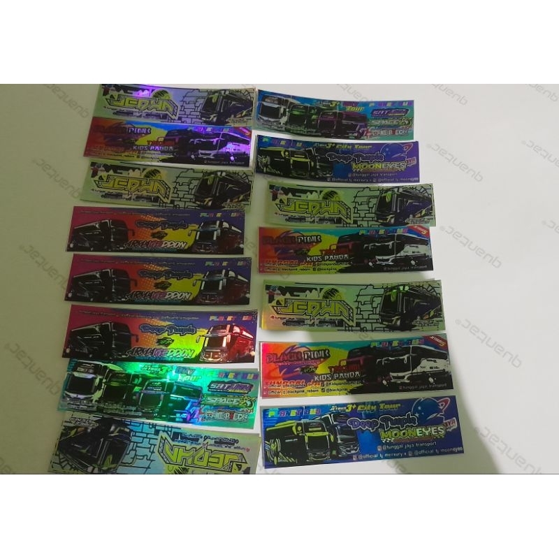 

STIKER JEDDHA PALNET BUS TUNGGALJAYA