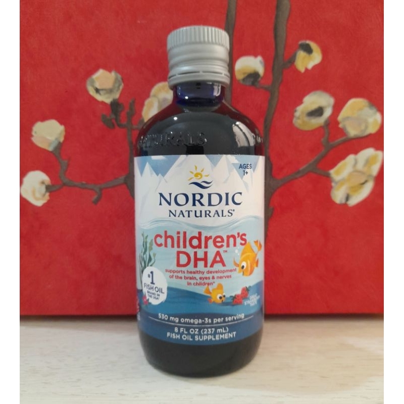Nordic Naturals Children's DHA 237 ml Omega 3 Vitamin Otak Anak Ori USA