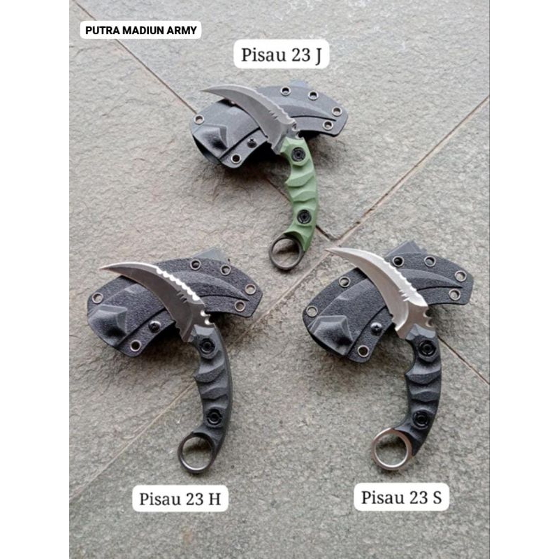 Pisau Tactical Kydex WR 23 / Pisau WR Tactical Outdoor