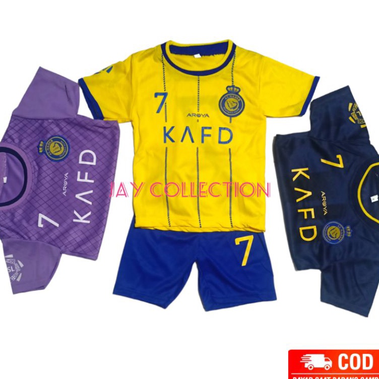 Hot Selling BISA COD  SETELAN BAJU BOLA RONALDO  BAJU BOLA AL NASSR  BAJU BOLA ANAKANAK  KAOS BOLA A