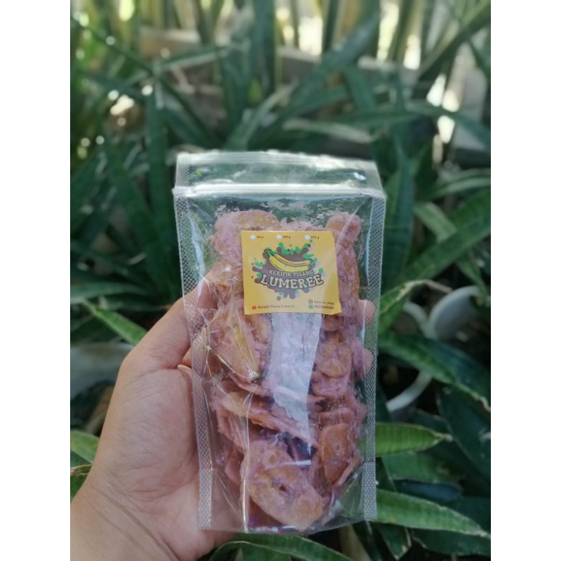 

Keripik Pisang LUMEREE | Rasa TARO | 60 gr | Banana Chips | Melted | Makanan Ringan