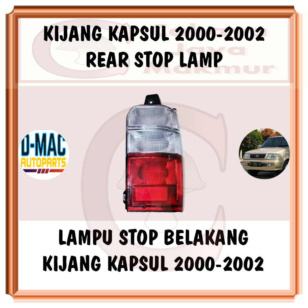 PCS Lampu Stop Lamp Rem Sein Sen Belakang Toyota Kijang Kapsul LGX Krista Efi KF 60 7K 2L 2000 2001 