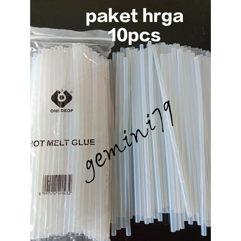 

paket 10pcs lem bakar kecil lem tembak kecil hotmelt glue