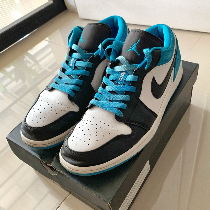 [Preloved] Air Jordan 1 Low SE Laser Blue US10