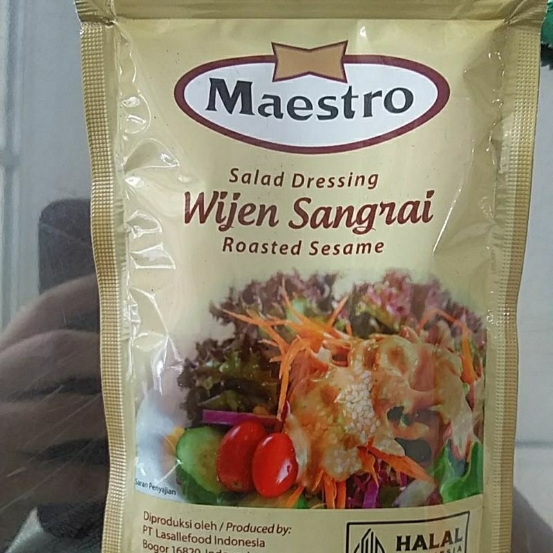 

Maestro wijen sangrai sachet / 100 gram