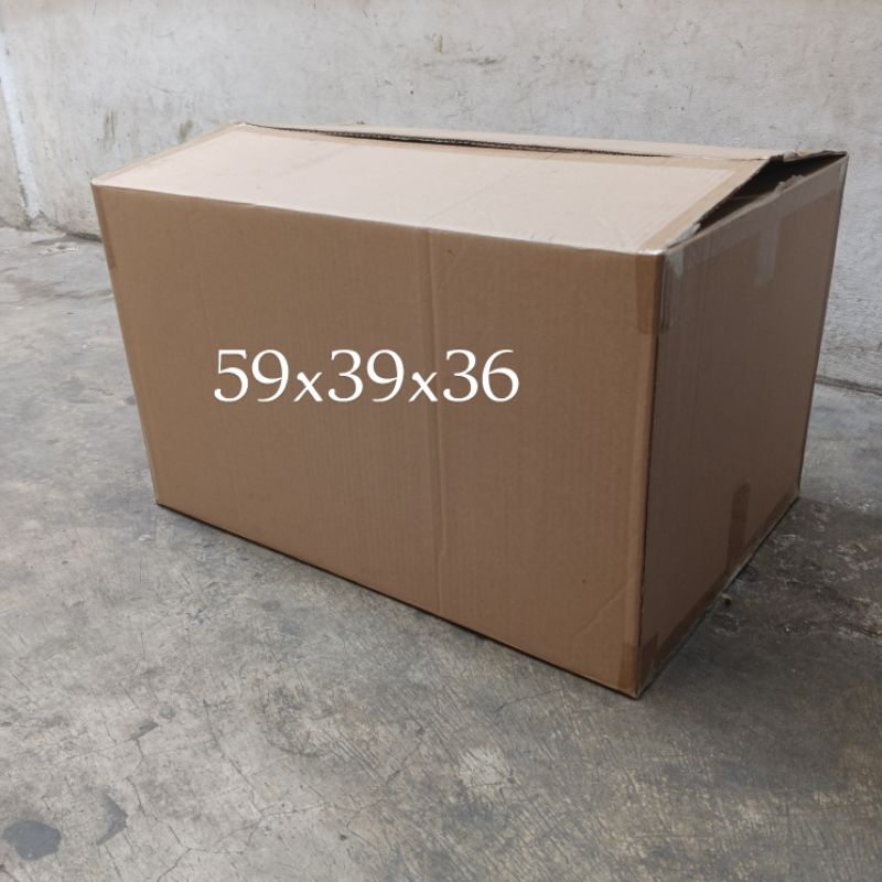 

KARDUS BEKAS/BESAR/TEBAL 1 PLY UKURAN 59X39X36 CM UNTUK PACKING BARANG PINDAHAN DLL