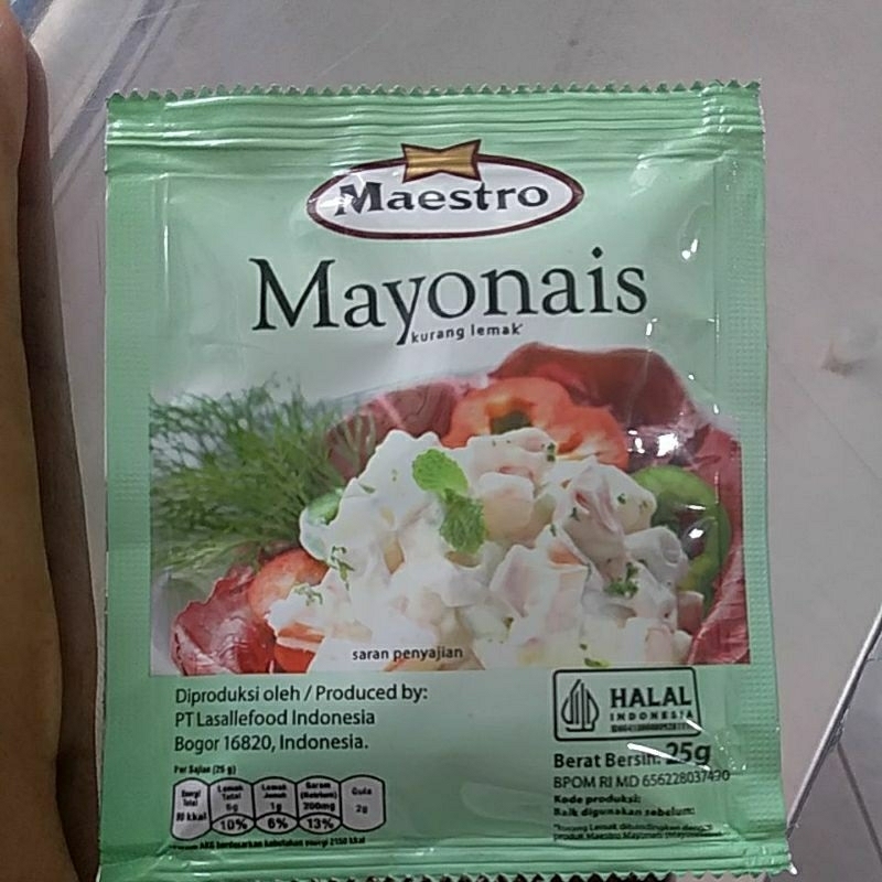 

Maestro mayonais 25 gram