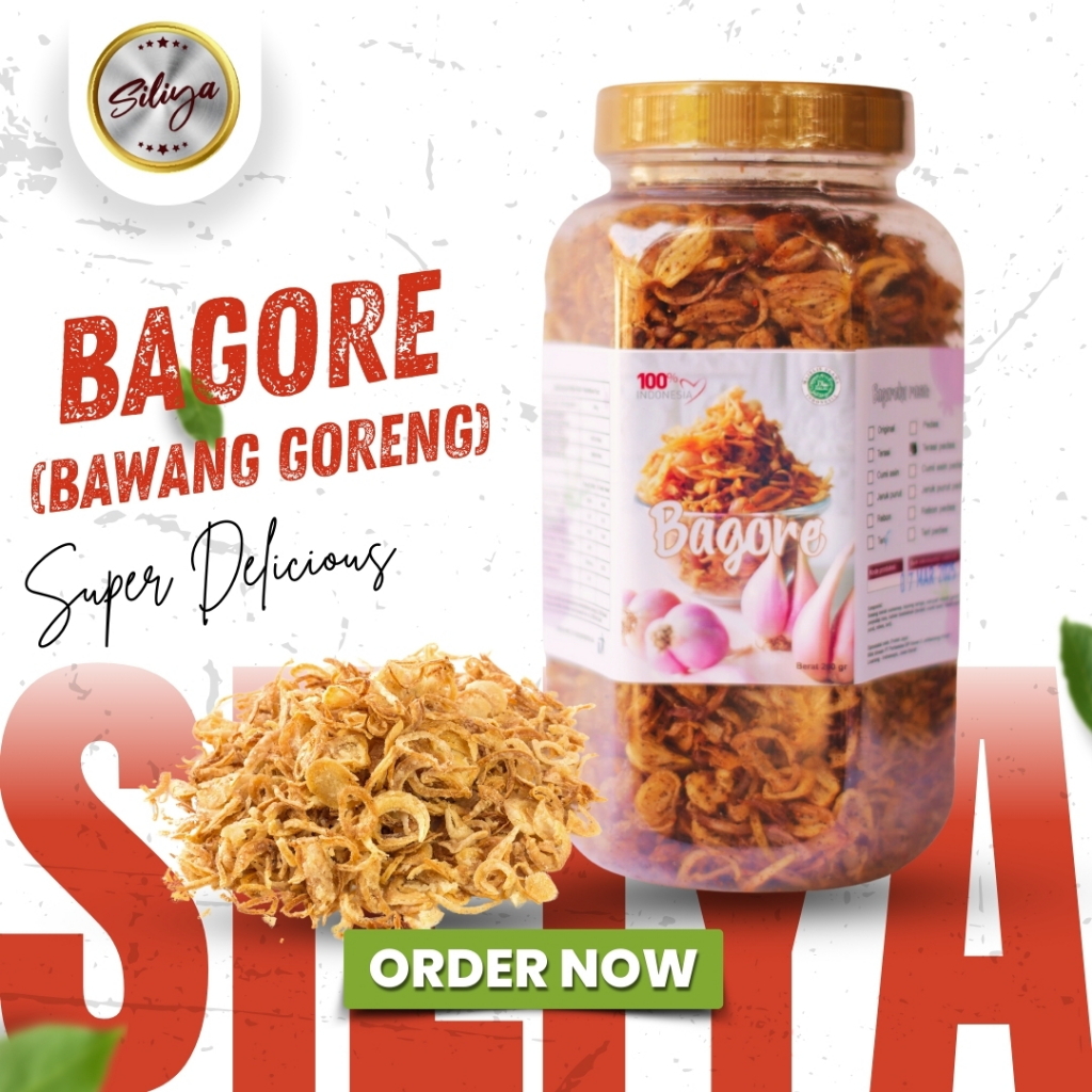 

BAWANG GORENG GRADE A TOPLES 200 gr - BAGORE SILIYA