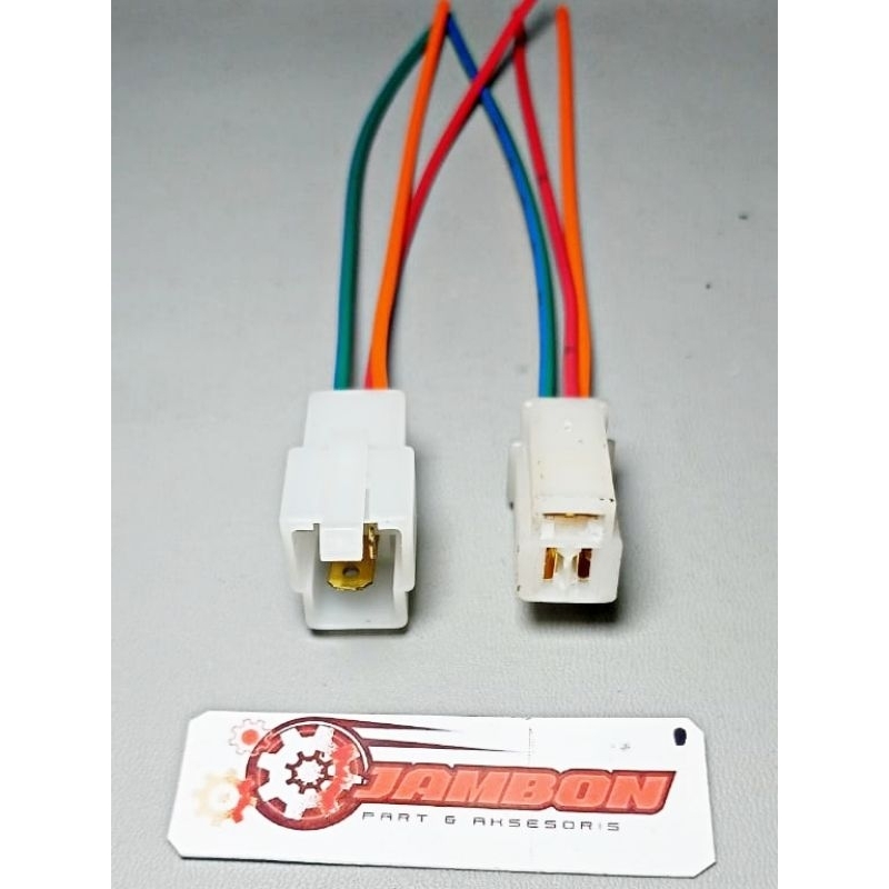 Soket Sambung Pin 3 Besar Universal  Motor Dan Mobil