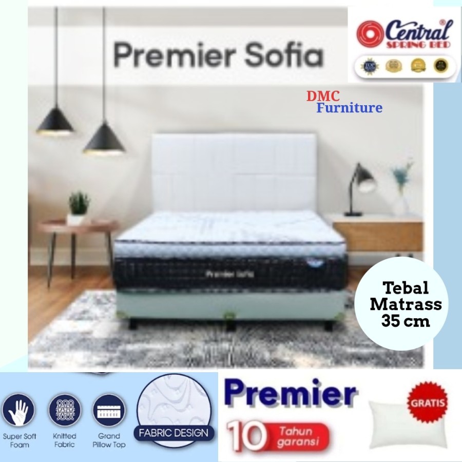 Springbed Central Premier tebal 35 cm bandung