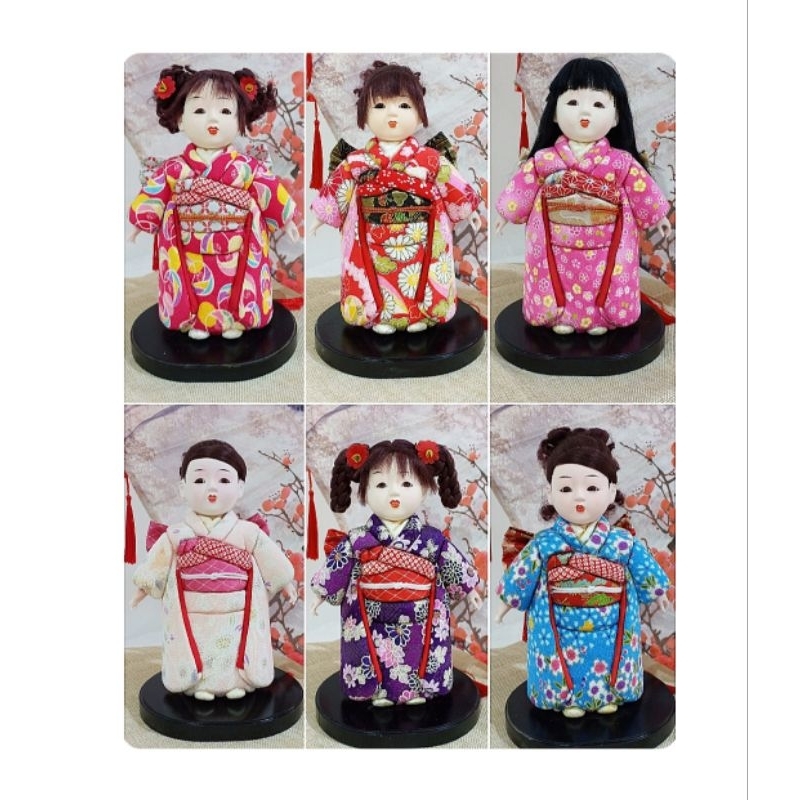 Boneka ichimatsu/ichimatsu/boneka jepang/boneka oshin/boneka kimono/boneka geisha/geisha