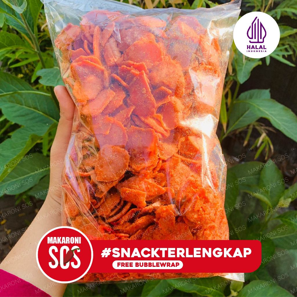 

1 KG Sosreng Sosis Goreng Pedas Terenak Termurah Terlengkap Makaroni SOS