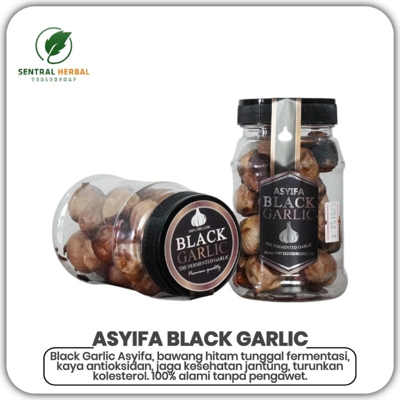 

Asyifa Black Garlic Premium Bawang Hitam Tunggal Isi 100 Gram