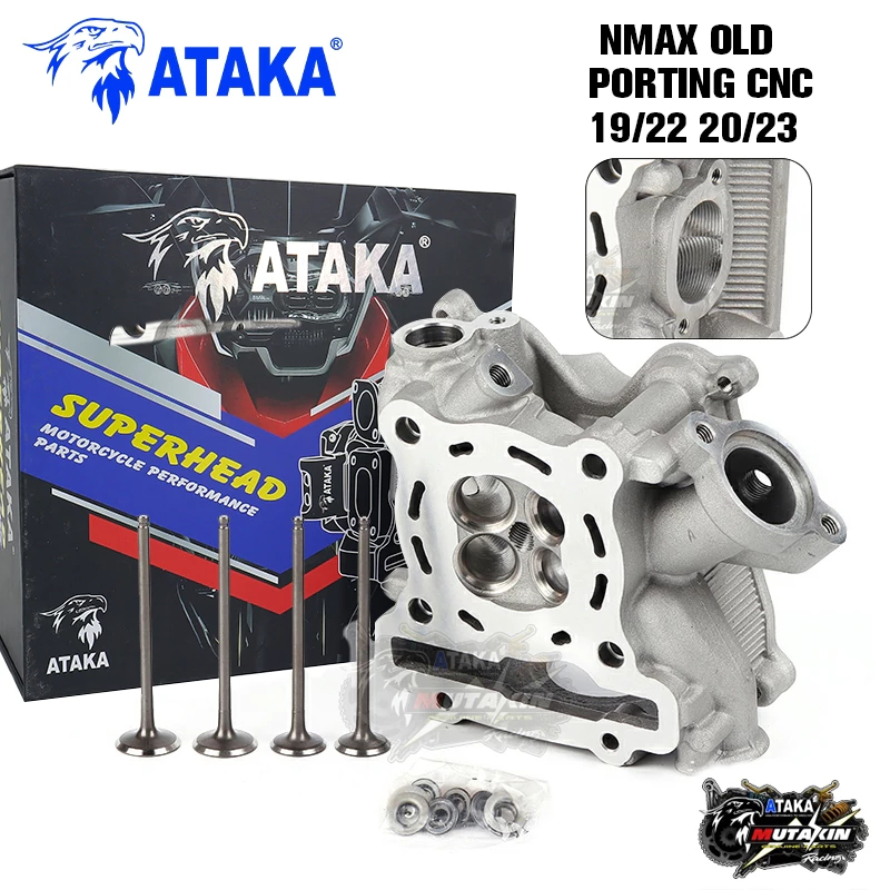 Cylinder head Nmax lama N-max OLD 19 22 23 20 PORTING CNC SUPER HEAD