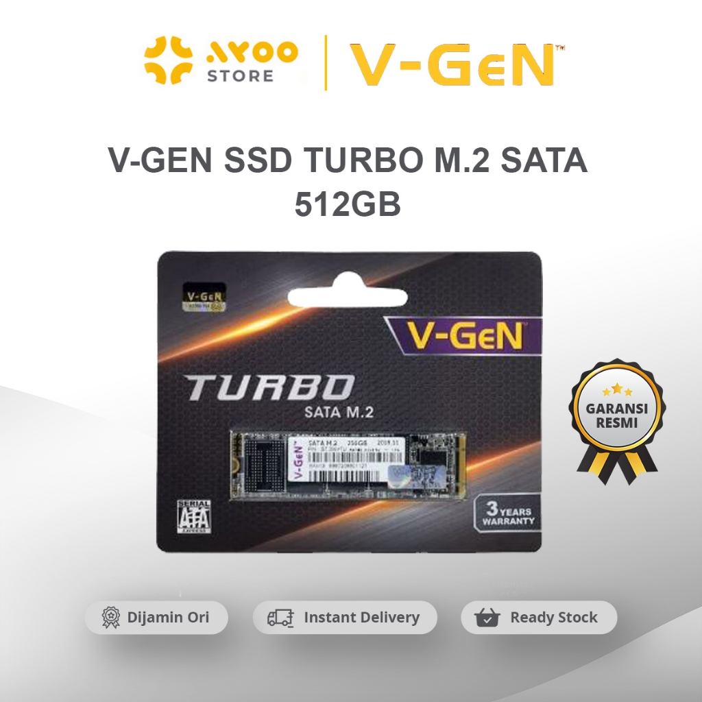 V-GEN SSD TURBO M.2 SATA 512GB