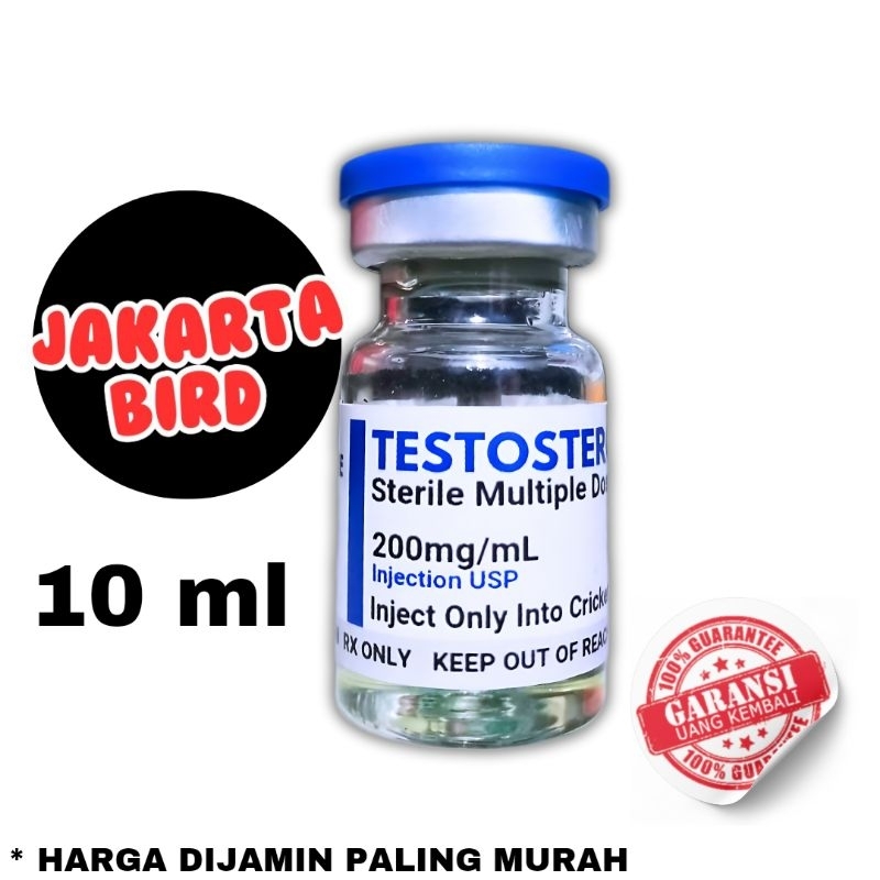 TESTOSTERON 10 ML TESTOHORMON khusus burung vitamin burung testo hormon