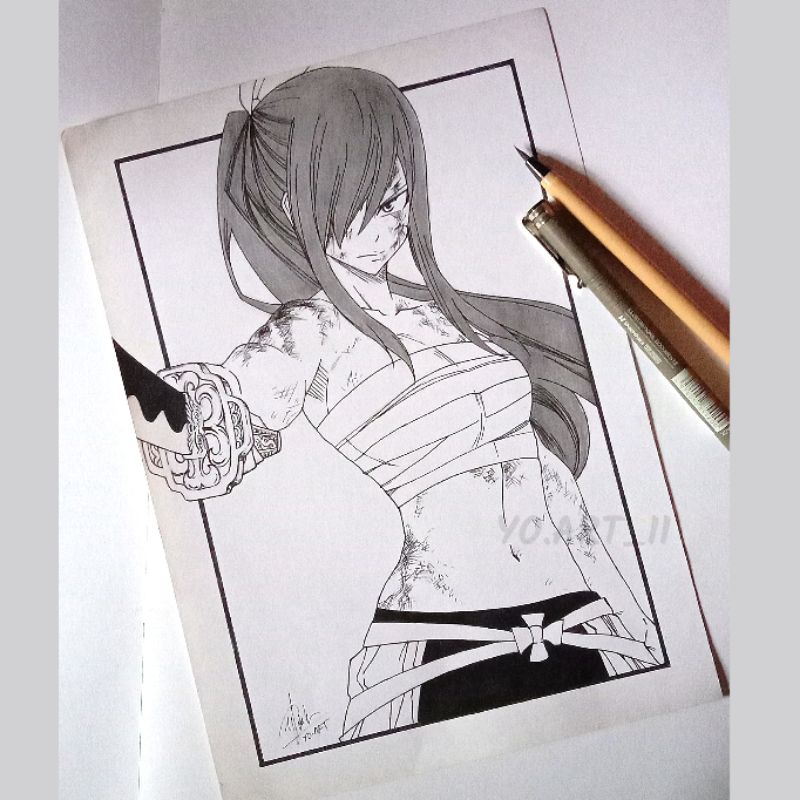 

Jasa Gambar Sketsa Anime-Fan art Anime