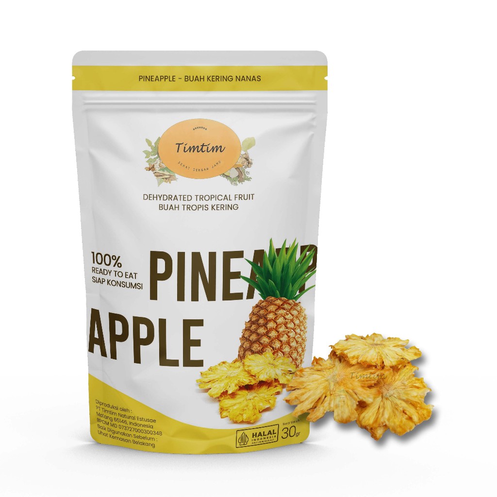 

Buah Kering Dried Fruit Buah Nanas Soft Dried Organic Pineapple Fruit Slice Kering Timtim Natural