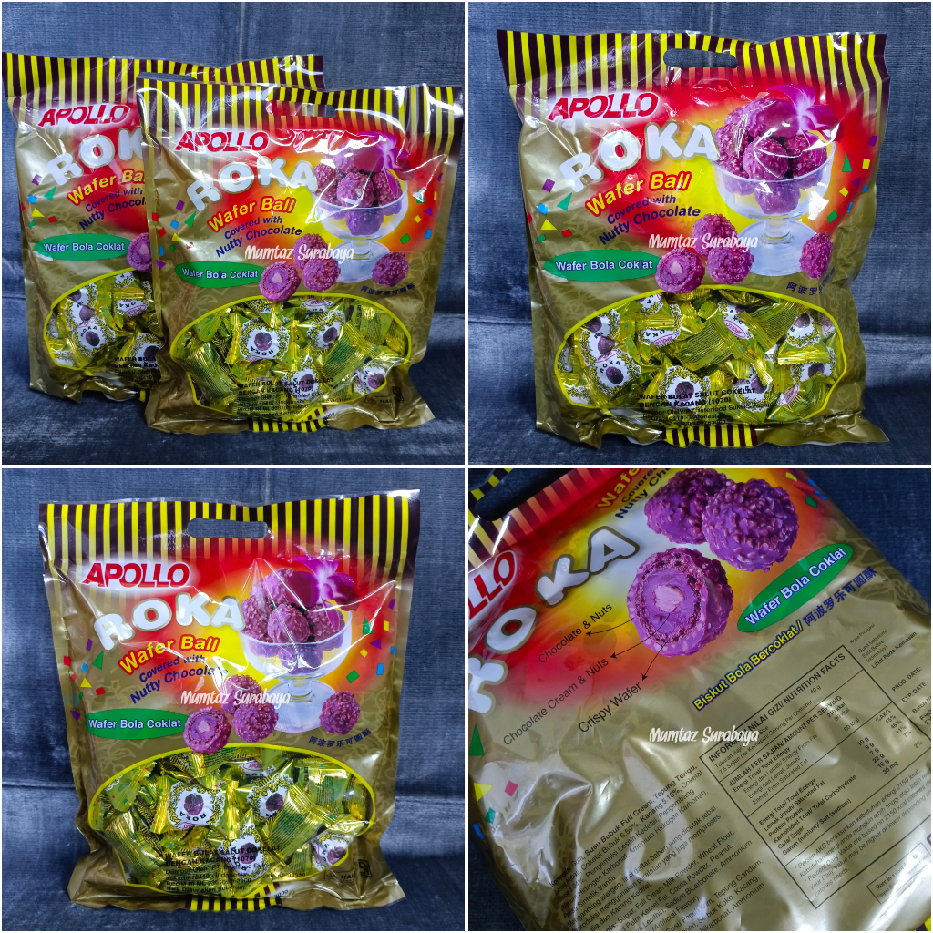 

Roka Coklat Apollo Wafer Ball Roka Apollo Wafer Ball Coklat Import Oleh Oleh Haji Umroh Original Apollo Roka Coklat