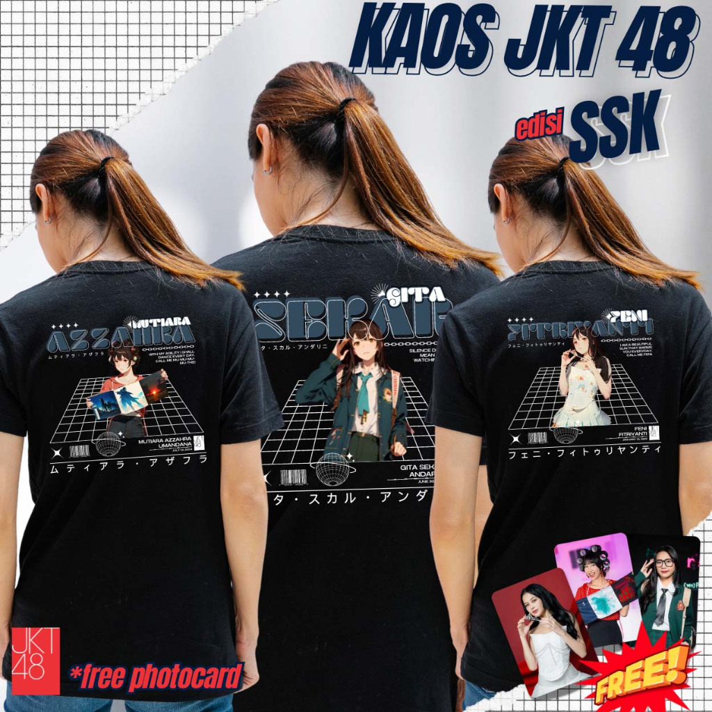 Kaos JKT48 | versi SSK | Unisex