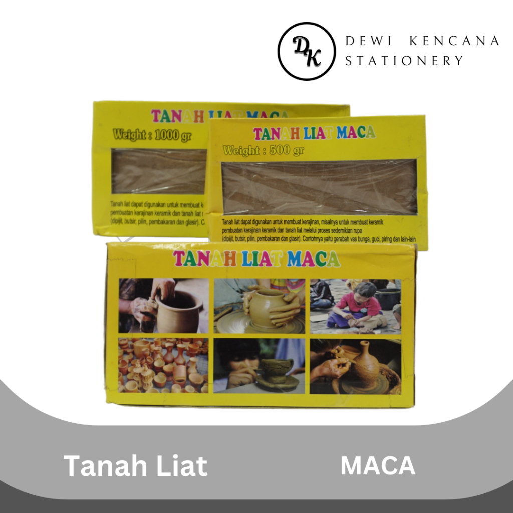 Tanah Liat Macca/Clay Modelling Pasta Tanah Liat Maca
