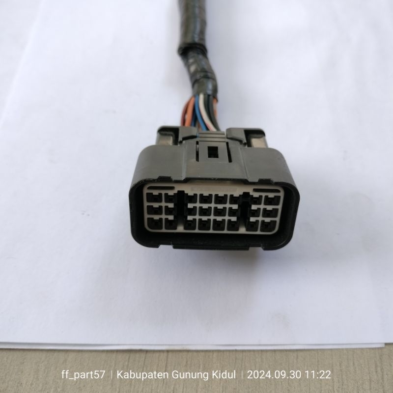 Soket kabel ECU ECM CDI pin 24 Mio M3 Mio z Mio s Mio 125 soul GT 125 Xride 125 Fino 125