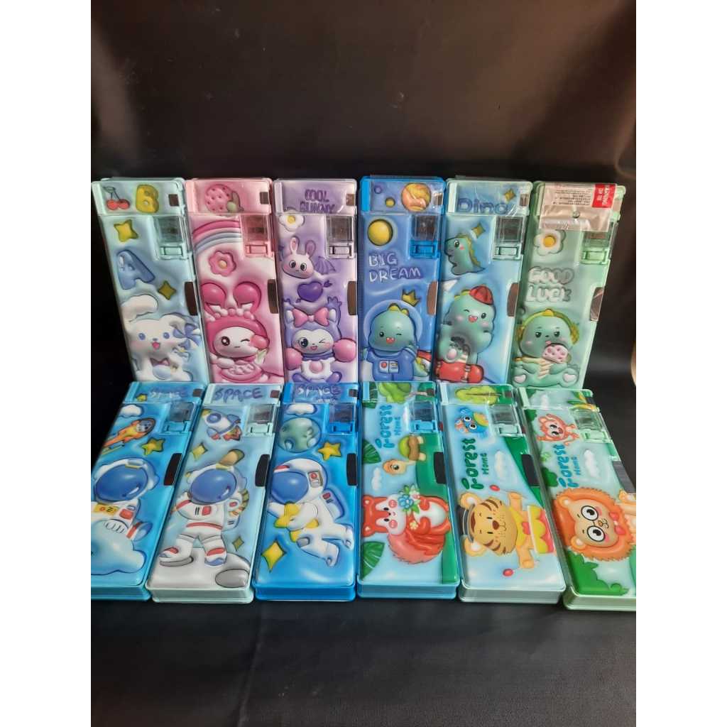 

Pencil Case / Tempat Pensil 3D Karakter SANRIO, ASTRONOT, DINO, ANIMAL XPM 533