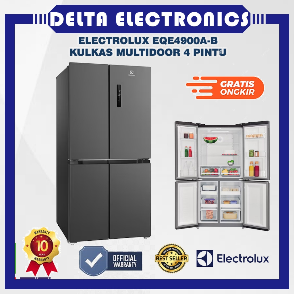 KULKAS MULTIDOOR ELECTROLUX EQE4900A-B KULKAS 4 PINTU