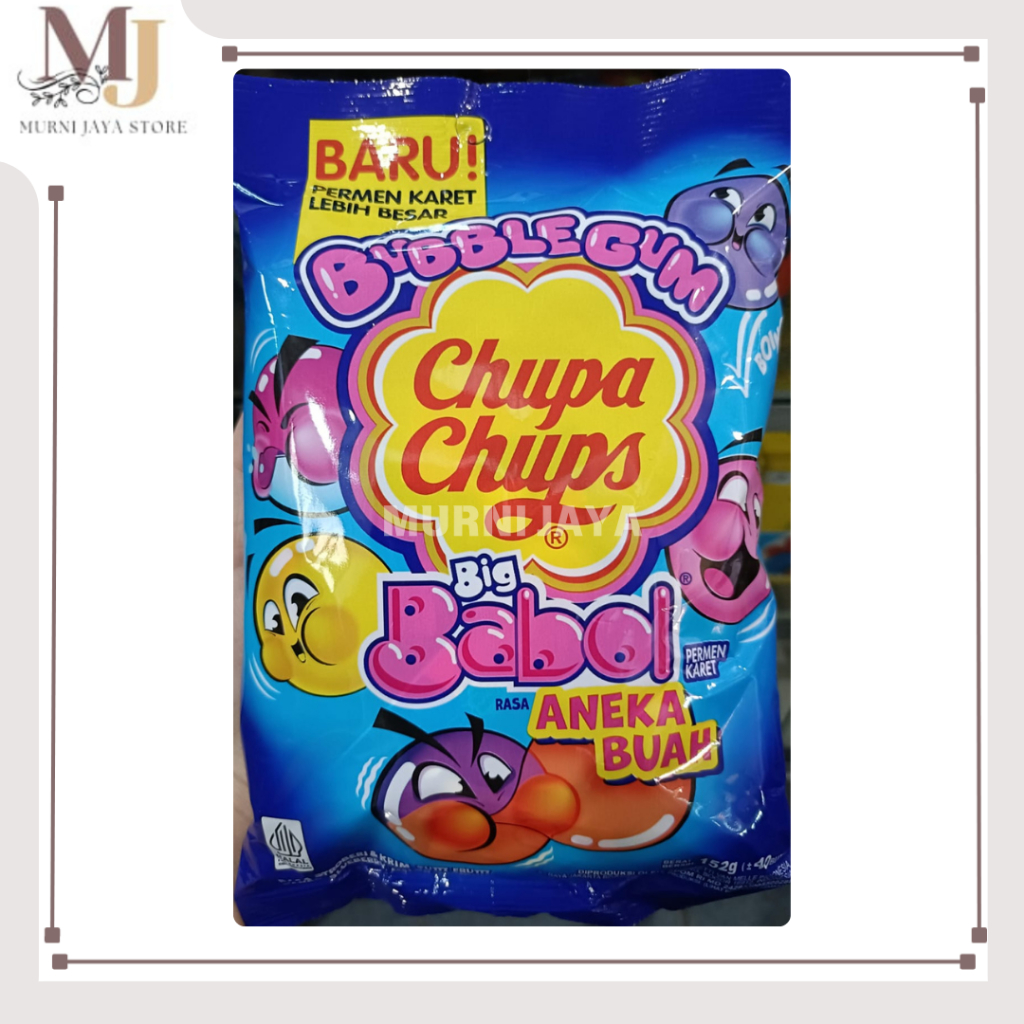 

BUBBLE GUM CHUPA CHUPS ISI 40PCS