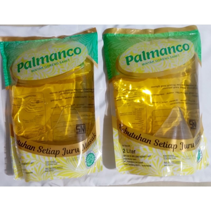 

MINYAK PALMANCO isi 2L (Dijual per 1pack isi 2 liter)