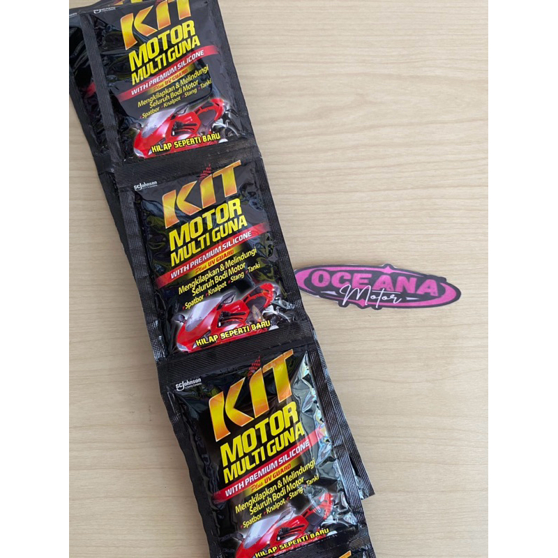 KIT MULTIGUNA SASET 25 GRAM SILICONE PENGKILAP MOTOR [HARGA PER PCS]