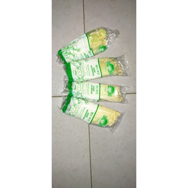 

Jamur Enoki Mushroom Paket isi 4pcs (Premium Quality ) Khusus Sumut