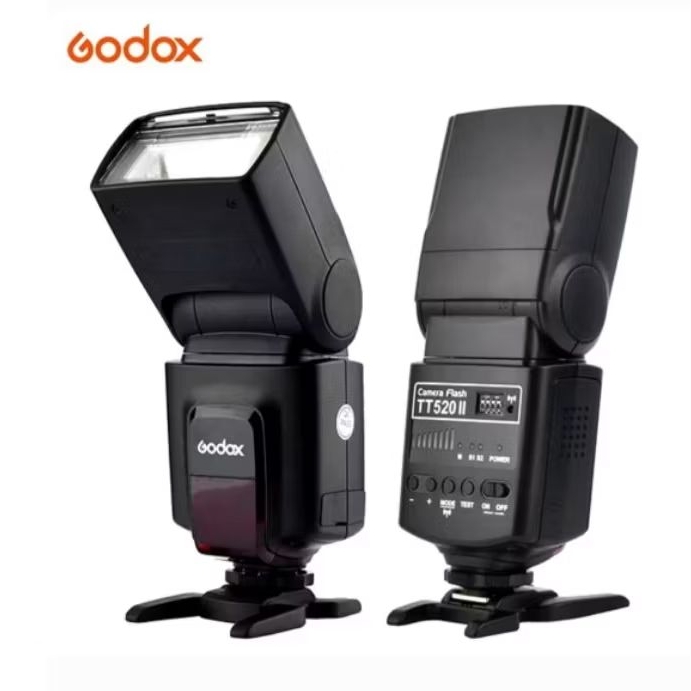 Flash Godox TT520 ll Camera Flash + Trigger