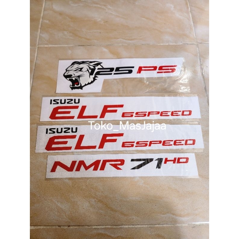 Sticker stiker isuzu elf nmr 71hd NMR71 / stiker elf nmr 71 hd macan / stiker elf macan 125ps isuzu 