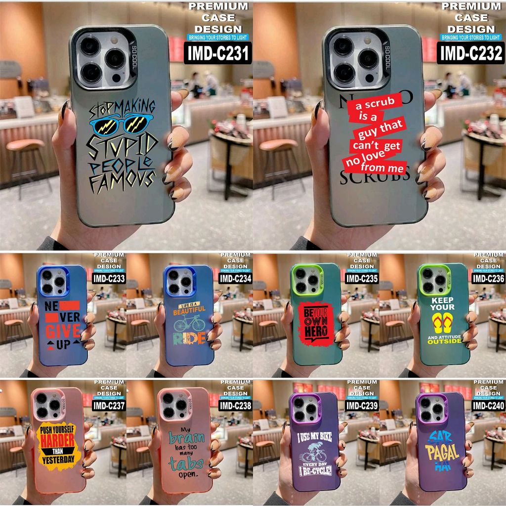 VIVO V40/Y18/Y28/Y38 ⭐️ CASE MOTIF KODE IMD C231- C240 CEK DESKRIPSI VENUS ACC