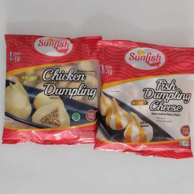 

Dumpling Sunfish Ayam dan Keju Berat 500gr Chicken and Cheese Dumpling